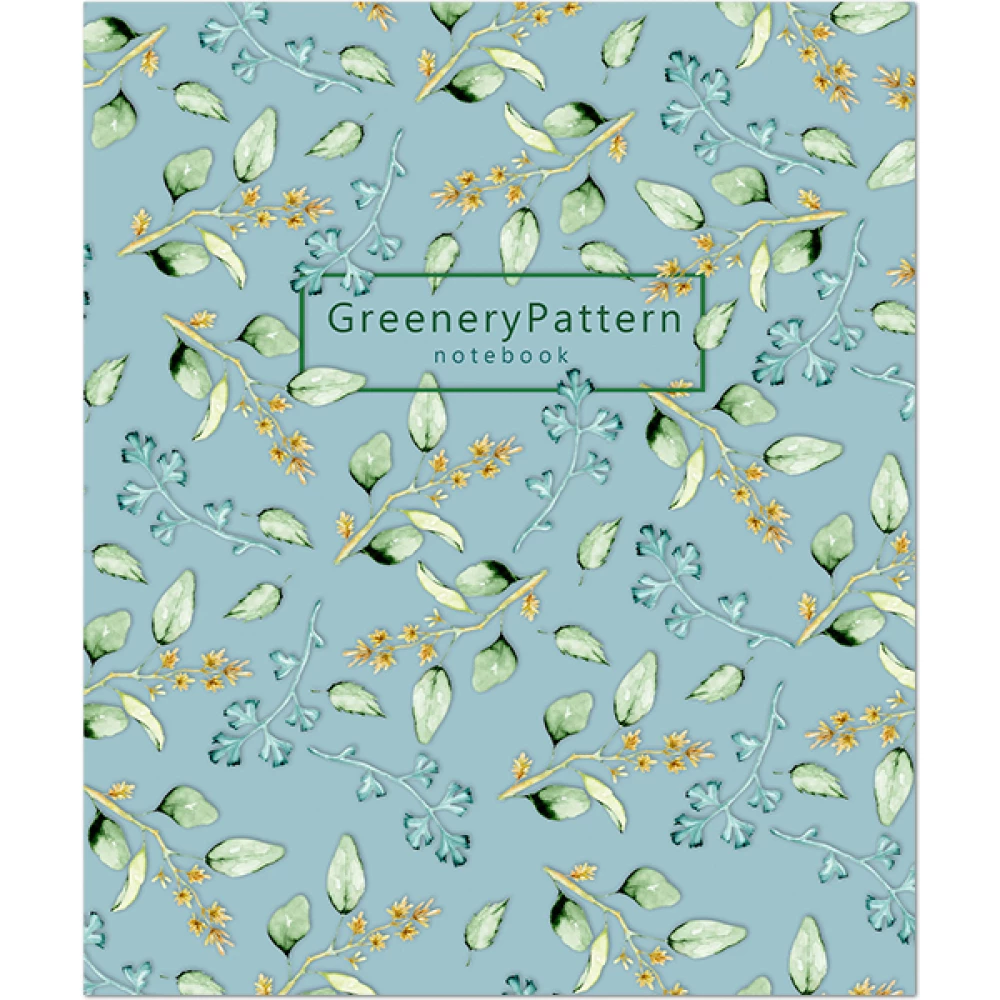 Notebook Greenery Patterns