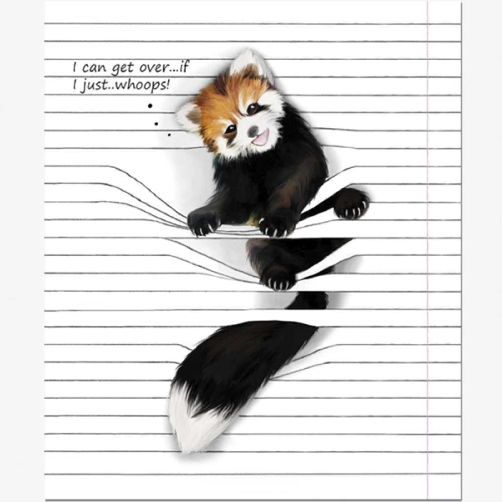 Notebook Animals Between Lines