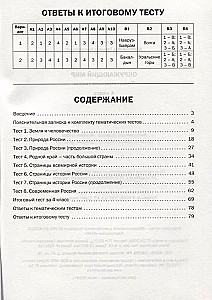 The world. 4th grade. Subject Tests