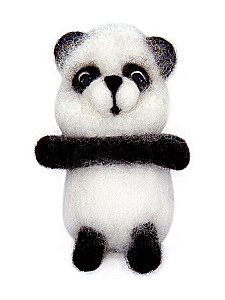 Felting set Panda