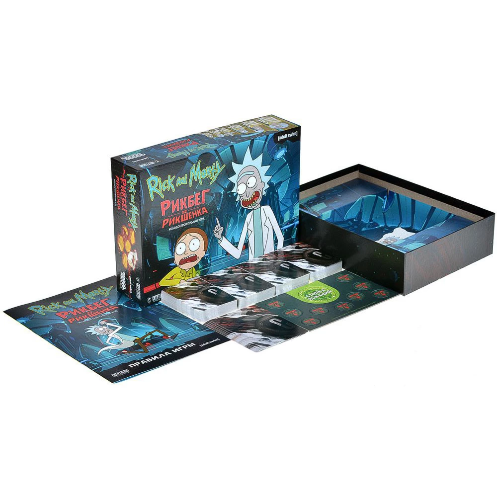 Board game Rick and Morty. Rickshank Rickbag