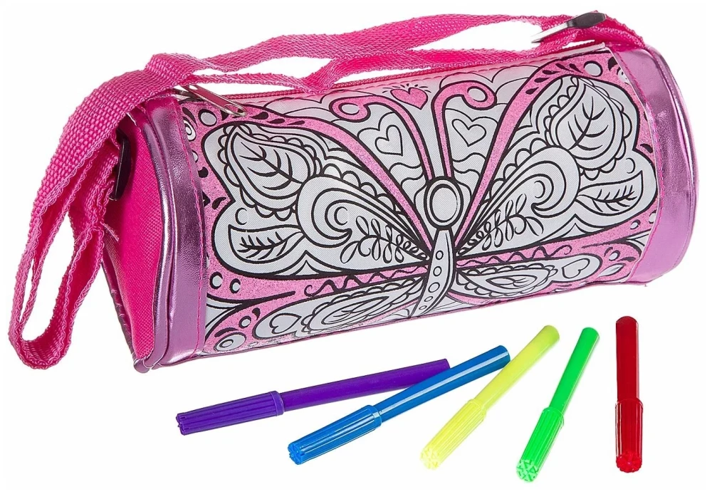 Bag for coloring Butterfly with glitter