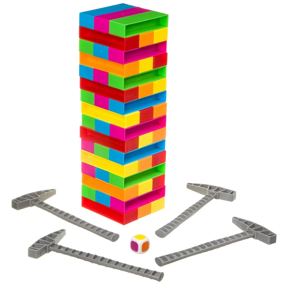 Educational board game Build a tower