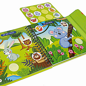 Mini-game on the road for kids Exploring the animal world