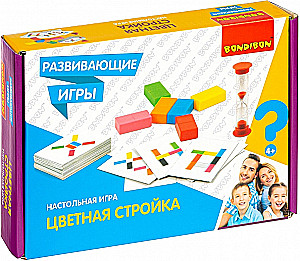 Board game Bondibon “COLORED BUILDING”, BOX