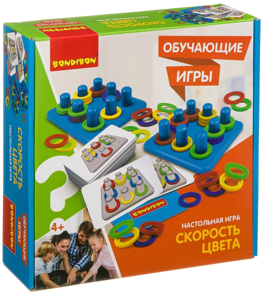 Educational board game Color Speed