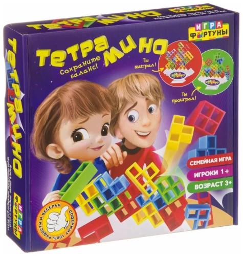 Family board game Tetramino