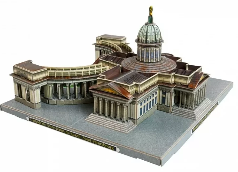 Prefabricated model Kazan Cathedral. St. Petersburg in miniature