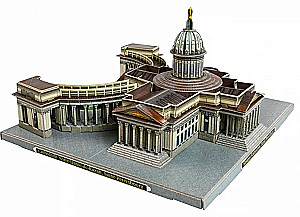 Prefabricated model Kazan Cathedral. St. Petersburg in miniature