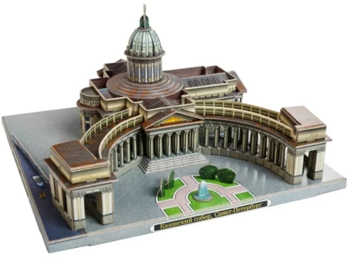 Prefabricated model Kazan Cathedral. St. Petersburg in miniature