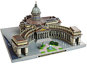 Prefabricated model Kazan Cathedral. St. Petersburg in miniature