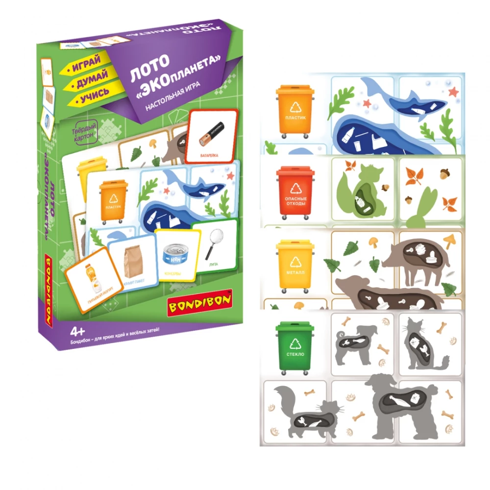 Board game LOTTO ECOplanet 2 in 1