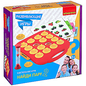 Educational board games Bondibon Find a pair 2