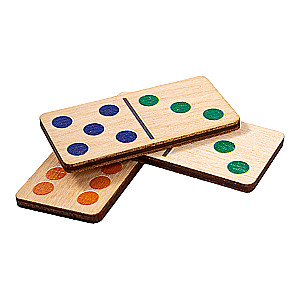 Wooden domino Tsvetnoye