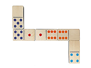 Wooden domino Tsvetnoye