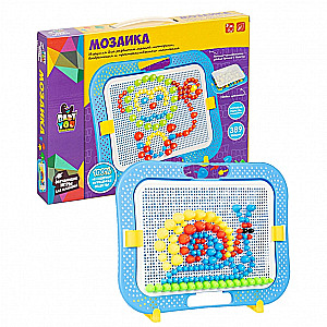 Mosaic for kids. Game panel suitcase