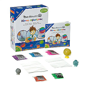 Experiment set Mini laboratory. Bouncing balls