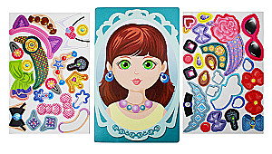 Magnetic game Fashionable girl