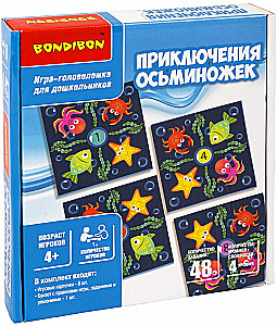 Bondibon board puzzle game Octopus Adventure