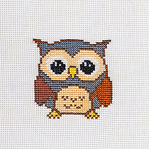 Embroidery kit Owl