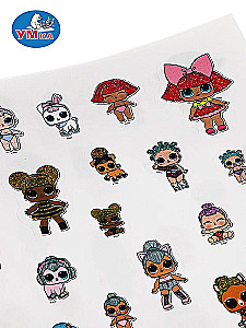 Fashion dolls. Album of 150 stickers. Lol