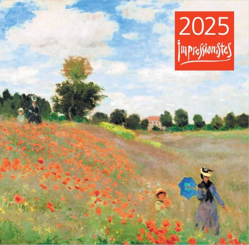 Impressionists. Wall calendar for 2025 (300x300 mm)