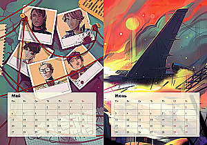 Wall calendar Rules of Survival in Jakarta 2024-2025