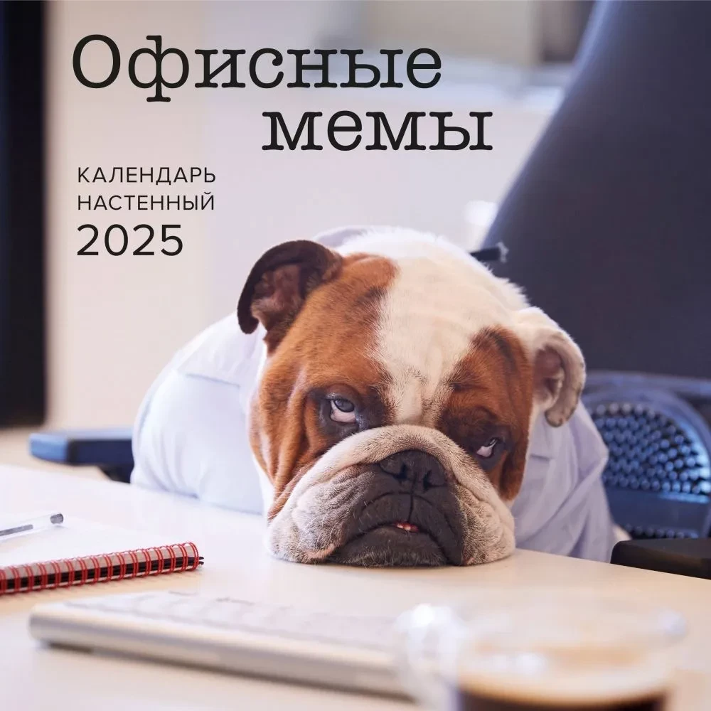 Календарь настенный на 2025 год Офисные мемы