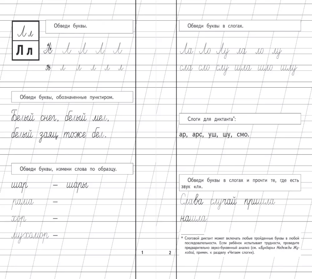 Reading and writing letters: Primer. Copybook 1. Copybook 2. Copybook 3. I write correctly (set of 5 books)