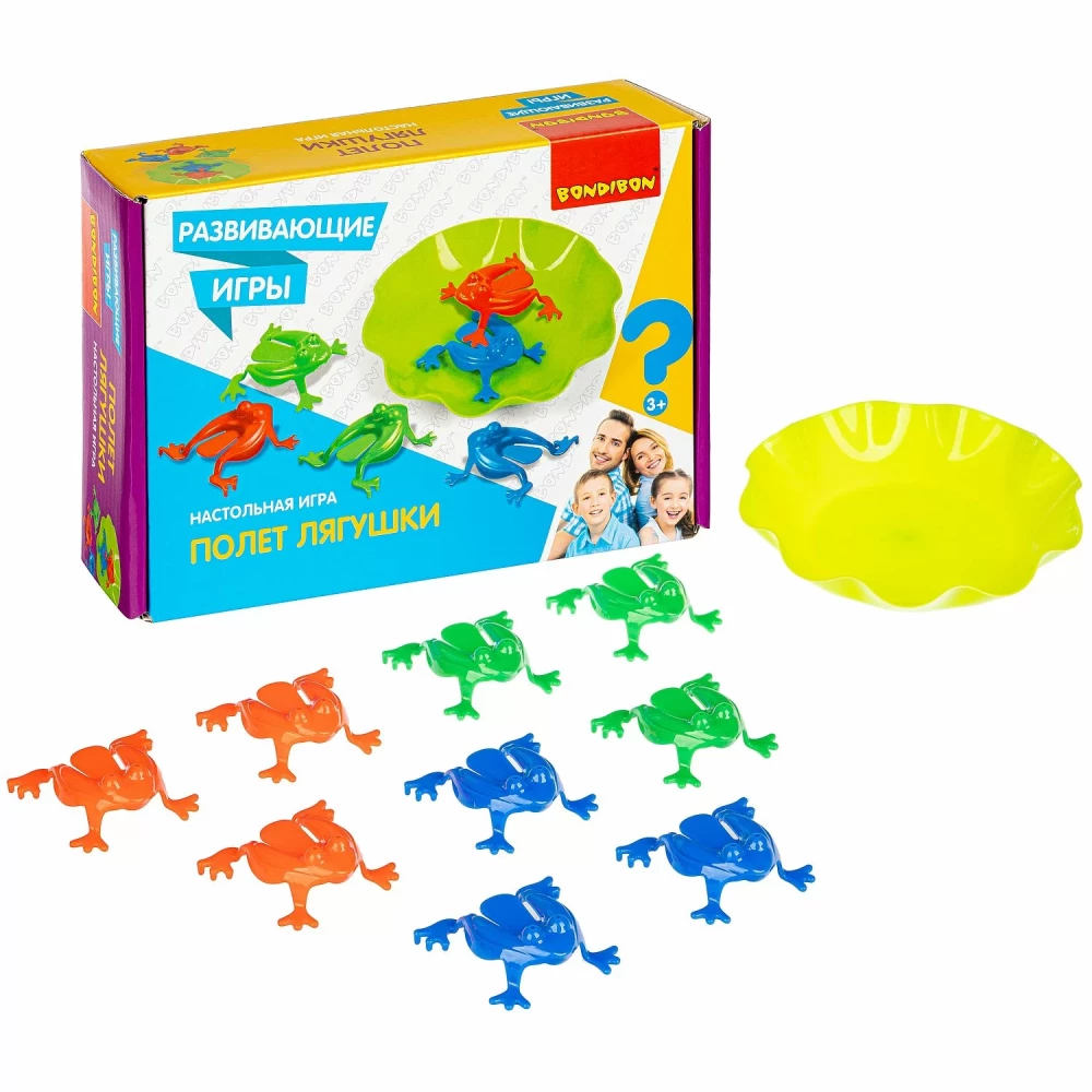 Educational board game Flight of the Frog