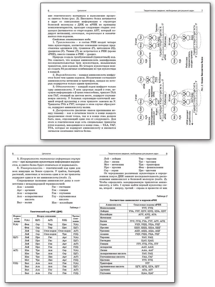 Collection of problems in cytology and genetics. 10-11 grades