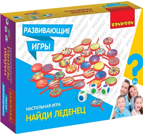 Educational board game “Find the lollipop”