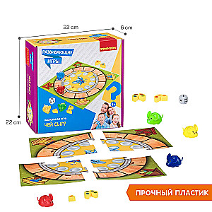 Board educational game Whose cheese?