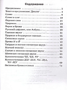 Russian language. 1 class. Multi-level tasks