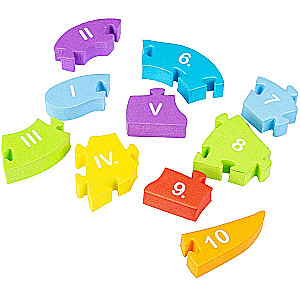 Soft figured puzzle Dinosaur. Studying numbers