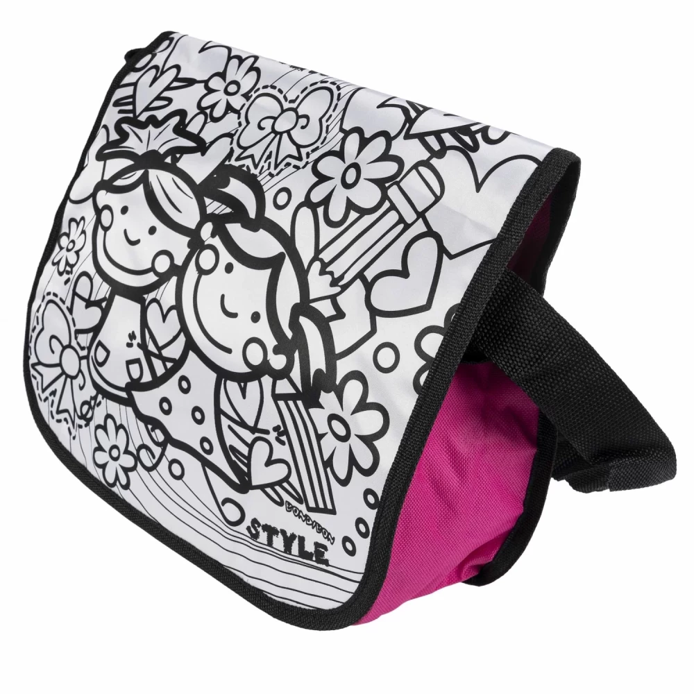 Coloring set Messenger bag with girlfriends