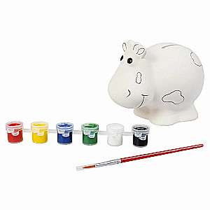 Set for creativity Piggy bank-gift. Cow