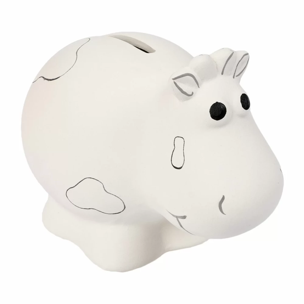 Set for creativity Piggy bank-gift. Cow