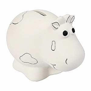 Set for creativity Piggy bank-gift. Cow