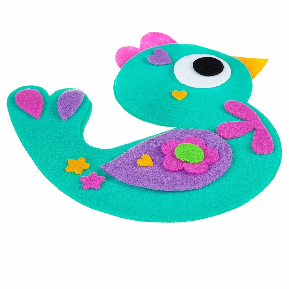 Creative set Felt toy. Bird