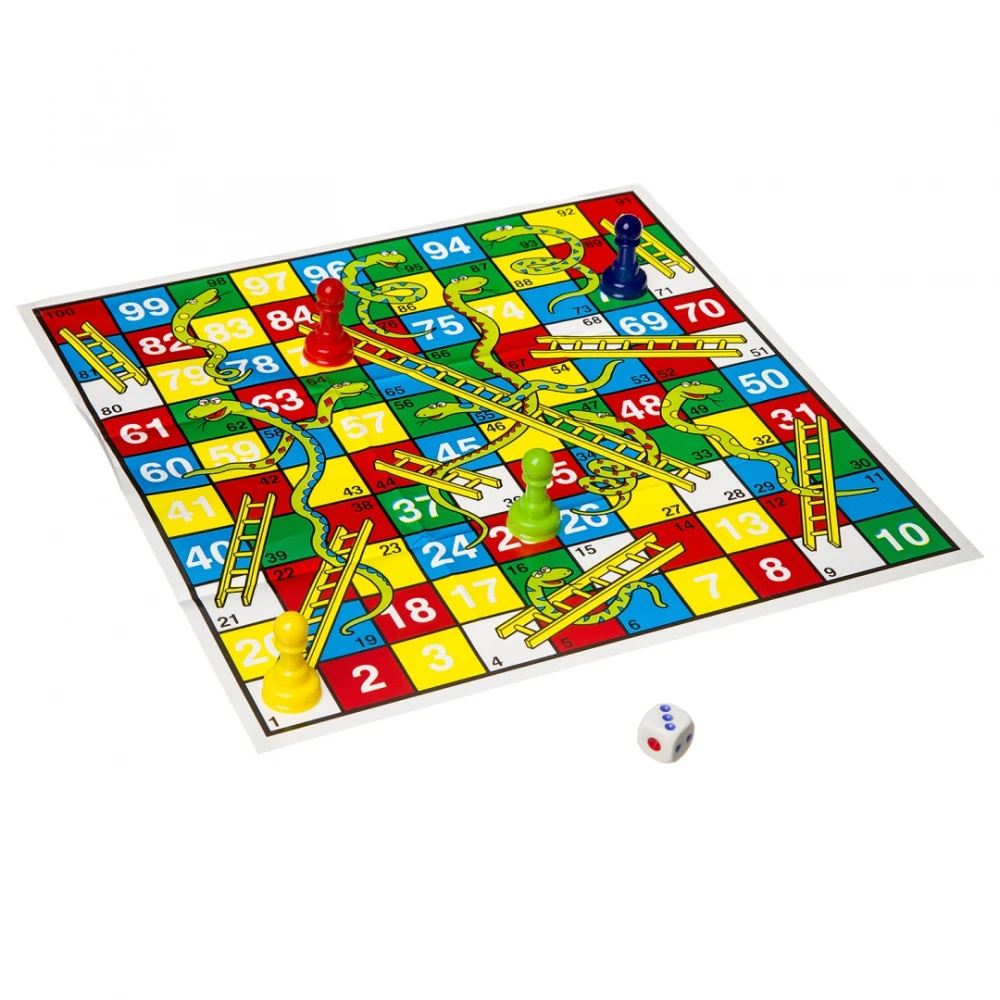 Family board game Snakes and Steps