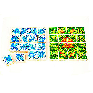 Puzzles Kaleidoscope. Winter, summer