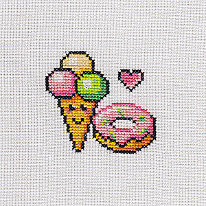 DIY embroidery kit Sweets