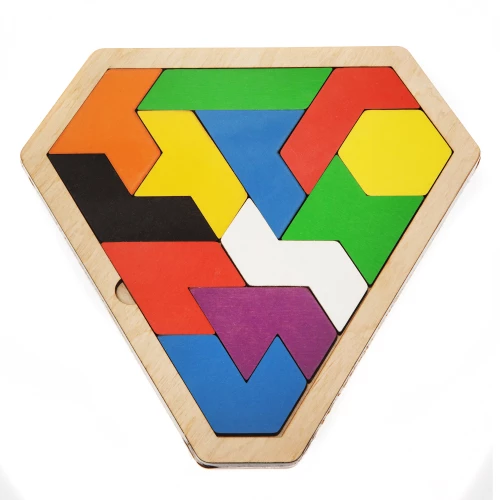 Wooden puzzle Tetrisdiamond