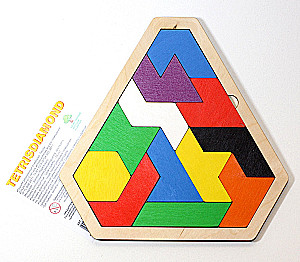 Wooden puzzle Tetrisdiamond