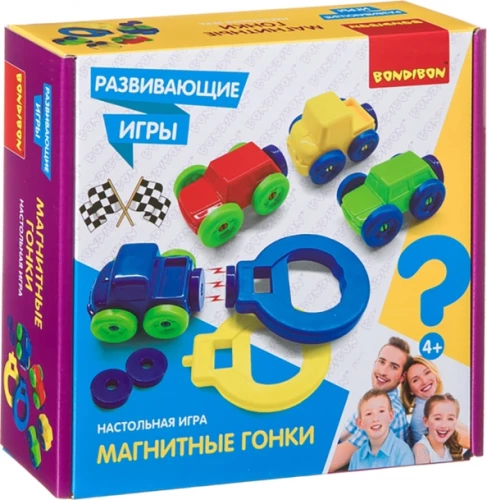 Board game Magnetic racing