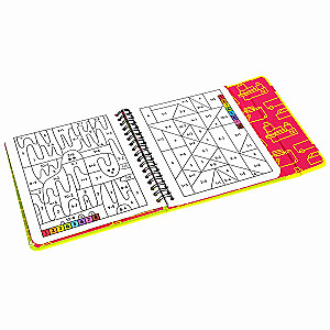 Mini-games for the road Coloring puzzles 2 with colored pencils