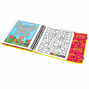 Mini-games for the road Coloring puzzles 2 with colored pencils