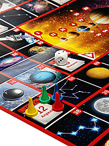 Walking board game Photo quiz. Great space journey