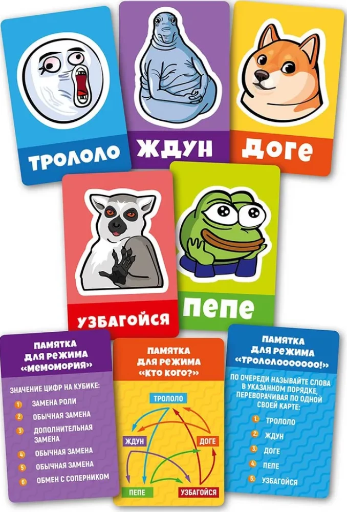 Настольная игра Мемы, общий сбор!